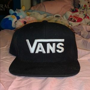 Vans, black snap back hat